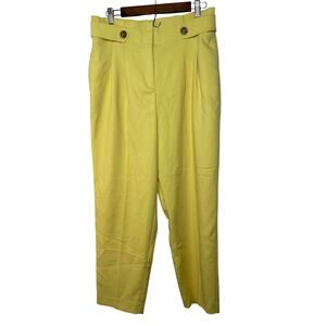 Ann Taylor slacks pants trousers women's 10 yellow sunny work wear casual